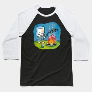 Happy Camper – Roasting Marshmallow Baseball T-Shirt